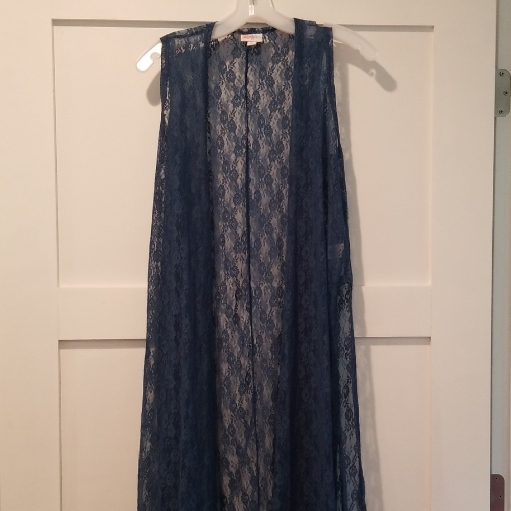 Lularoe Joy Vest Lace